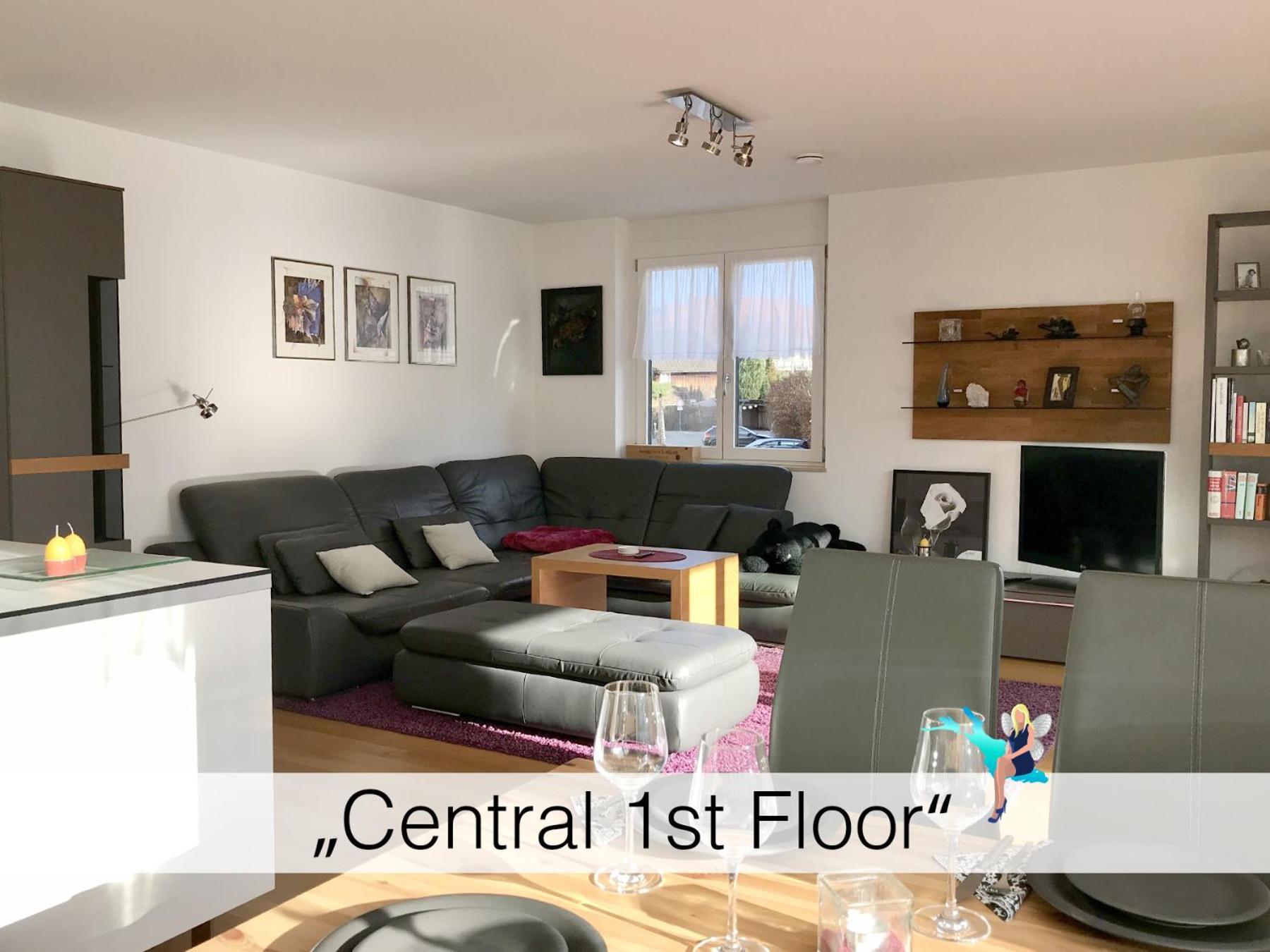 לינדאו Ferienwohnung Central 1St Floor - Hochwertige Wohnung Mit Balkon Und Aufzug מראה חיצוני תמונה